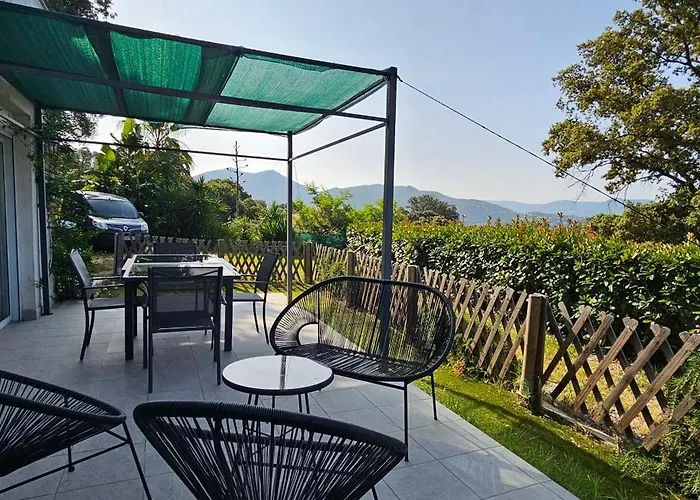 Mini T2 Climatisee, Vue Mer, Cosy & Moderne Villa Olmeto (Corsica)